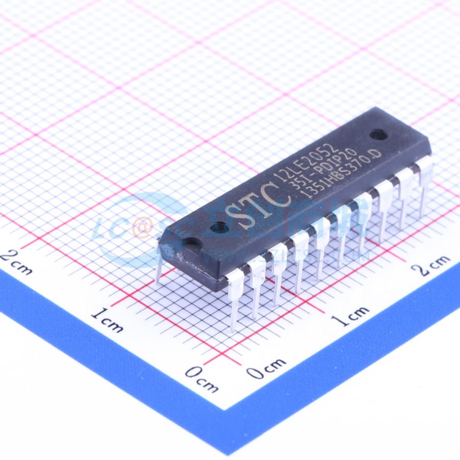 点击查看大图 STC12LE2052实物图