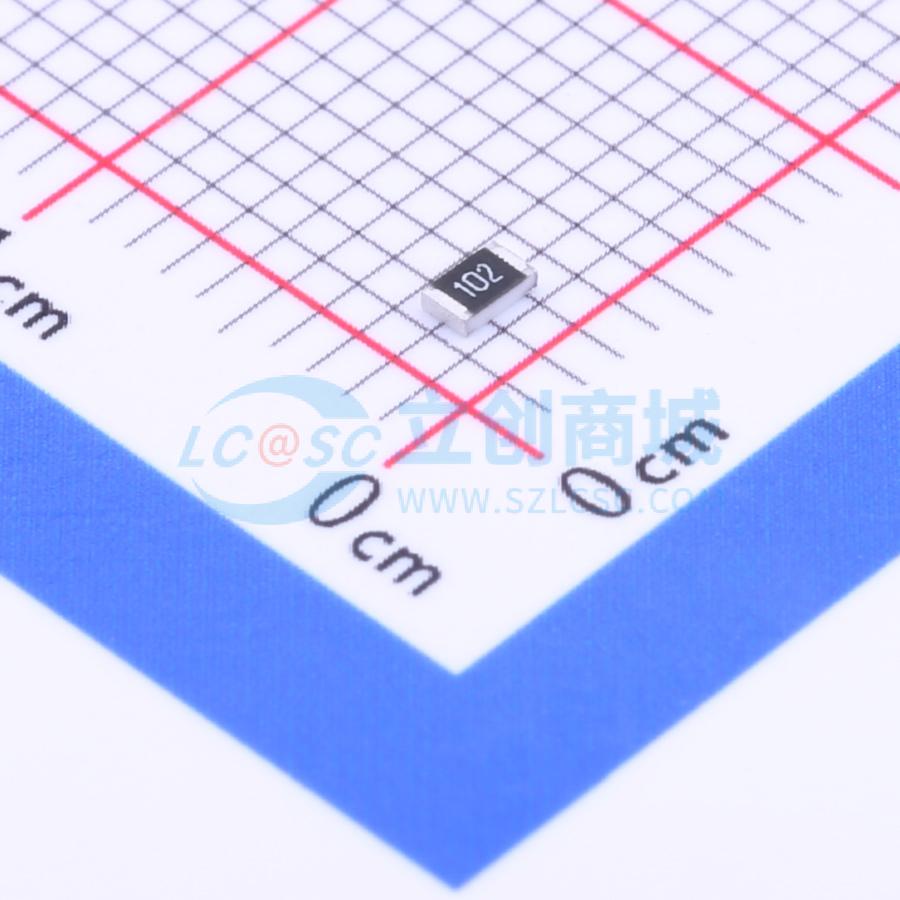 点击查看大图 0805W8J0102T5E实物图