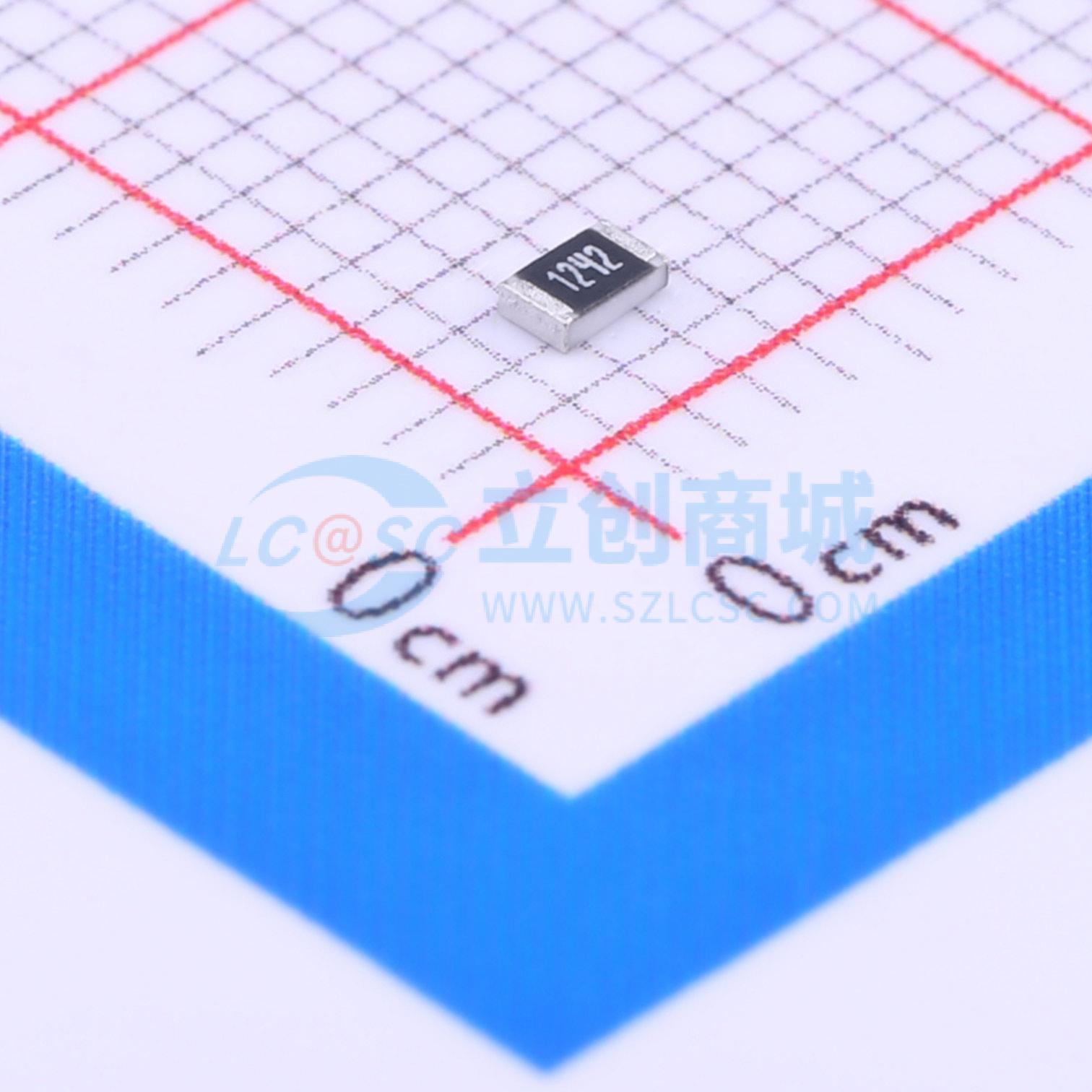 0805W8F1242T5E实物图