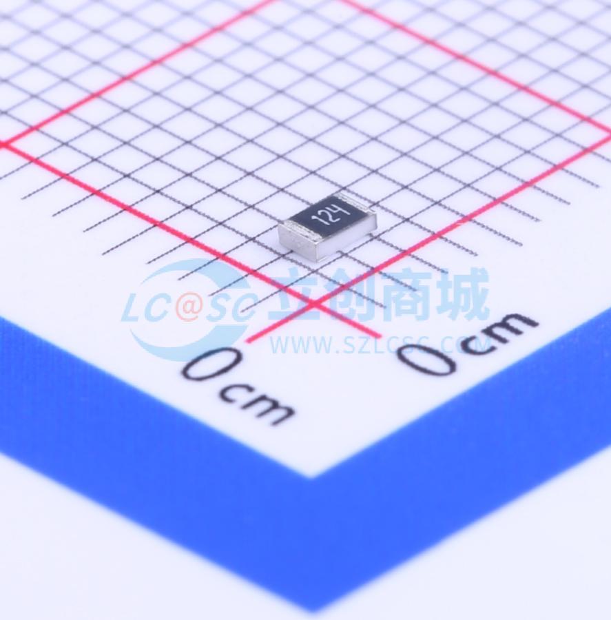 点击查看大图 0805W8J0124T5E实物图