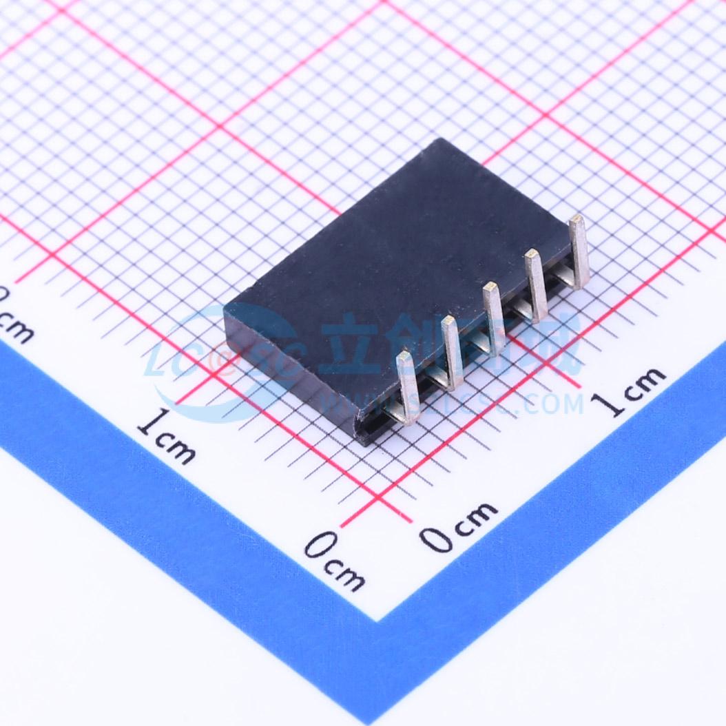 点击查看大图 2.54-1*5P弯母实物图