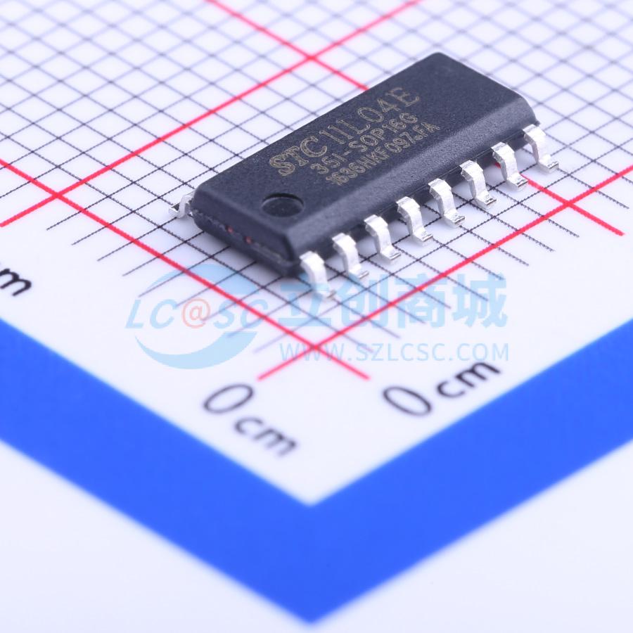 点击查看大图 STC11L04E-35I-SOP16实物图