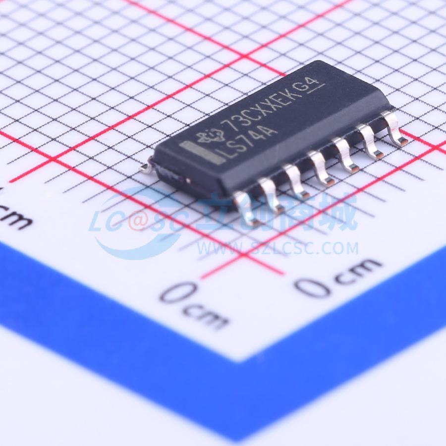 点击查看大图 SN74LS74ADR实物图