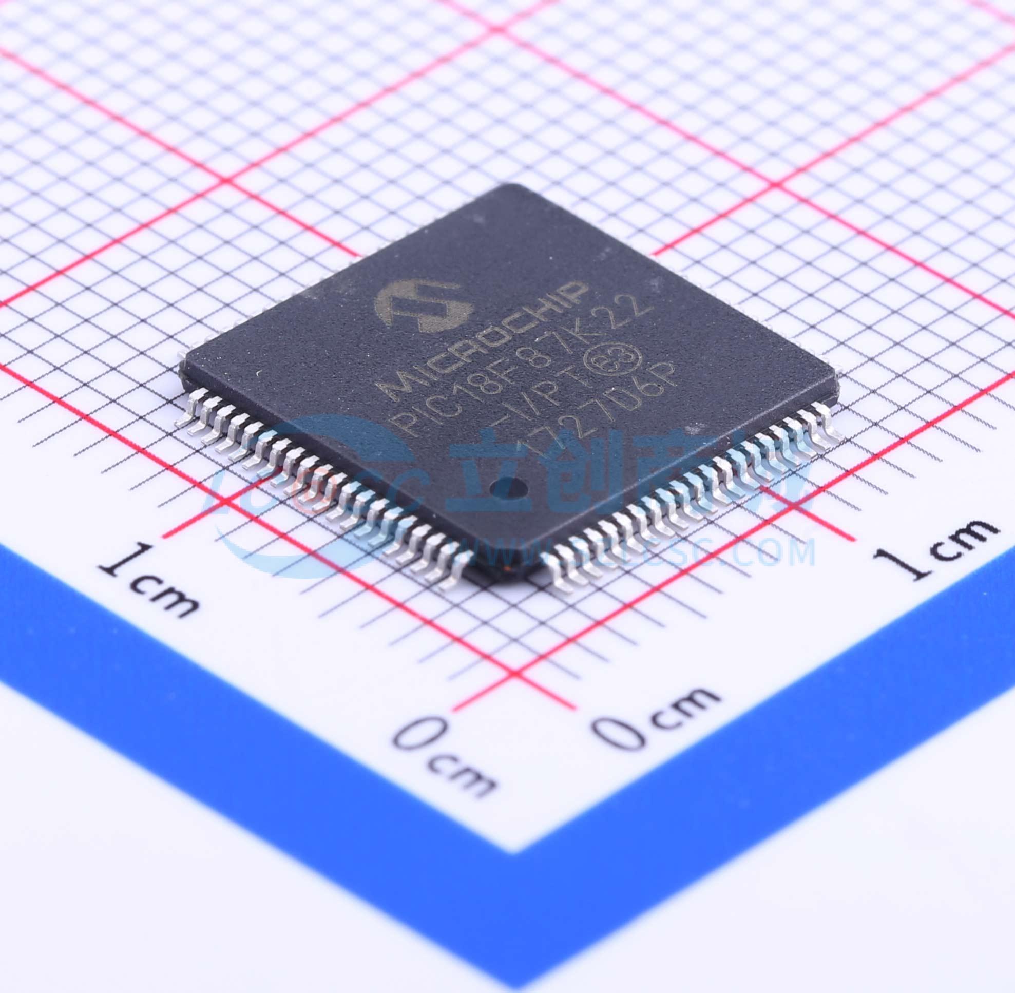 点击查看大图 PIC18F87K22-I/PT实物图