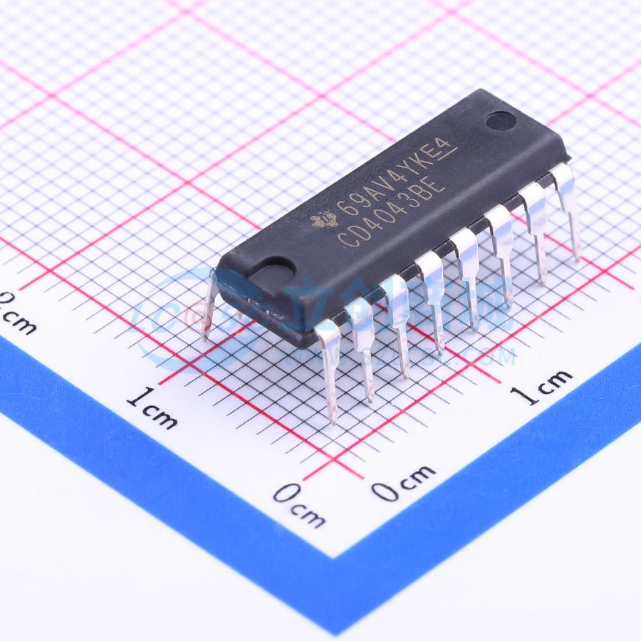 点击查看大图 CD4043BE实物图
