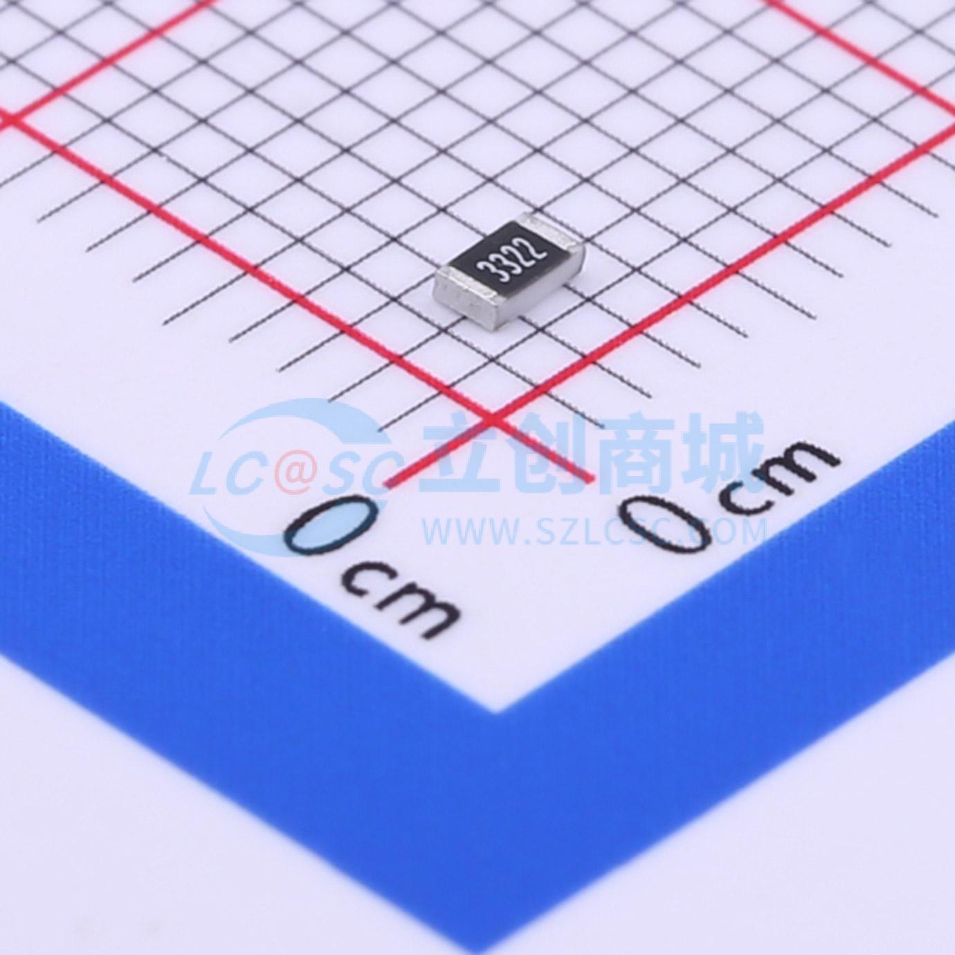 0805W8F3322T5E实物图