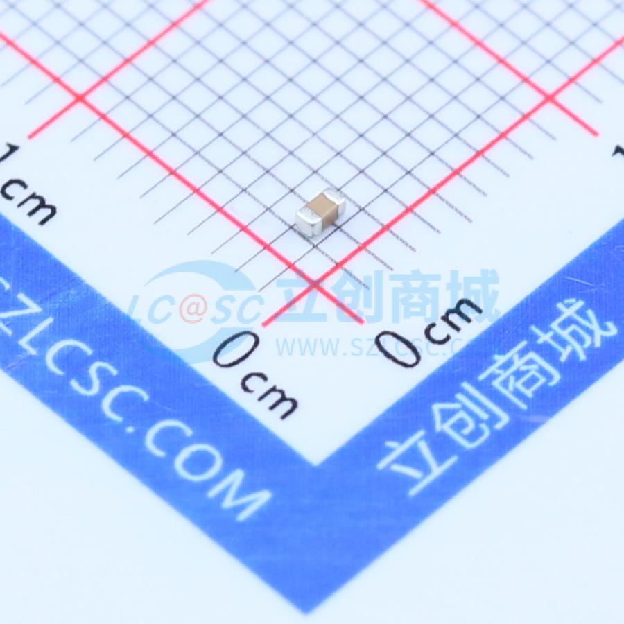 点击查看大图 0603B103K101NT实物图