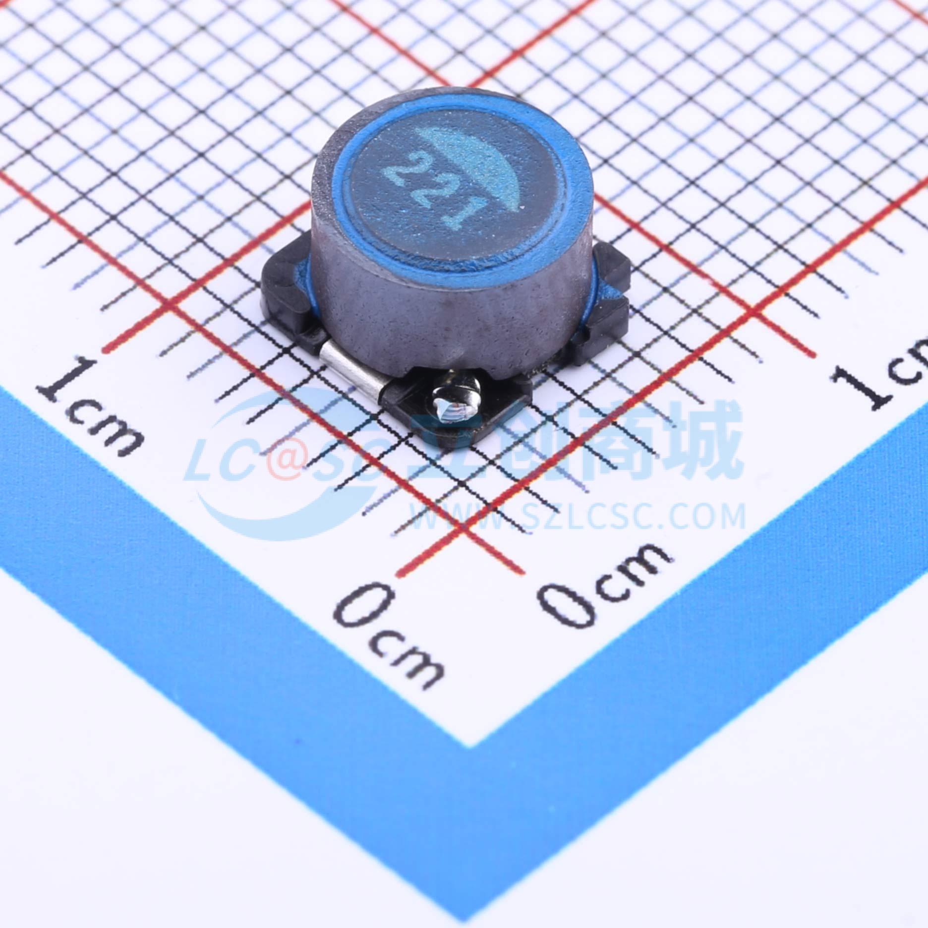 点击查看大图 SLF7045T-221MR33-PF实物图