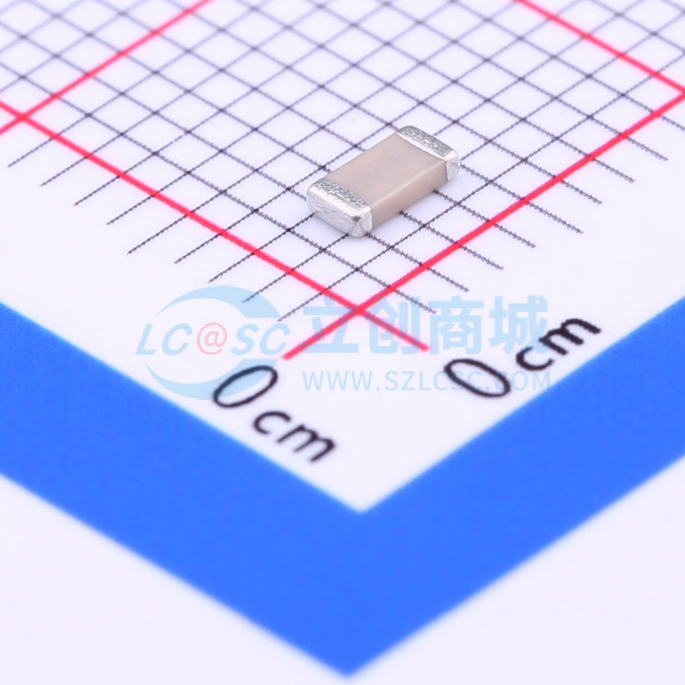 1206CG180J102NT实物图