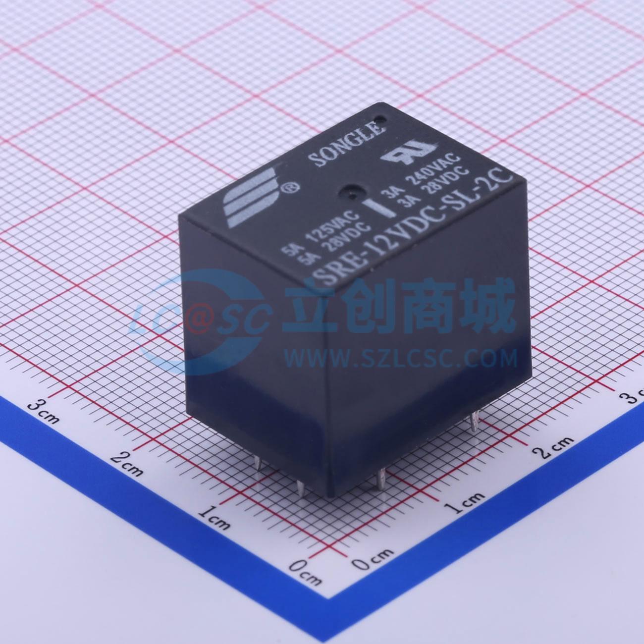 SRE-12VDC-SL-2C实物图