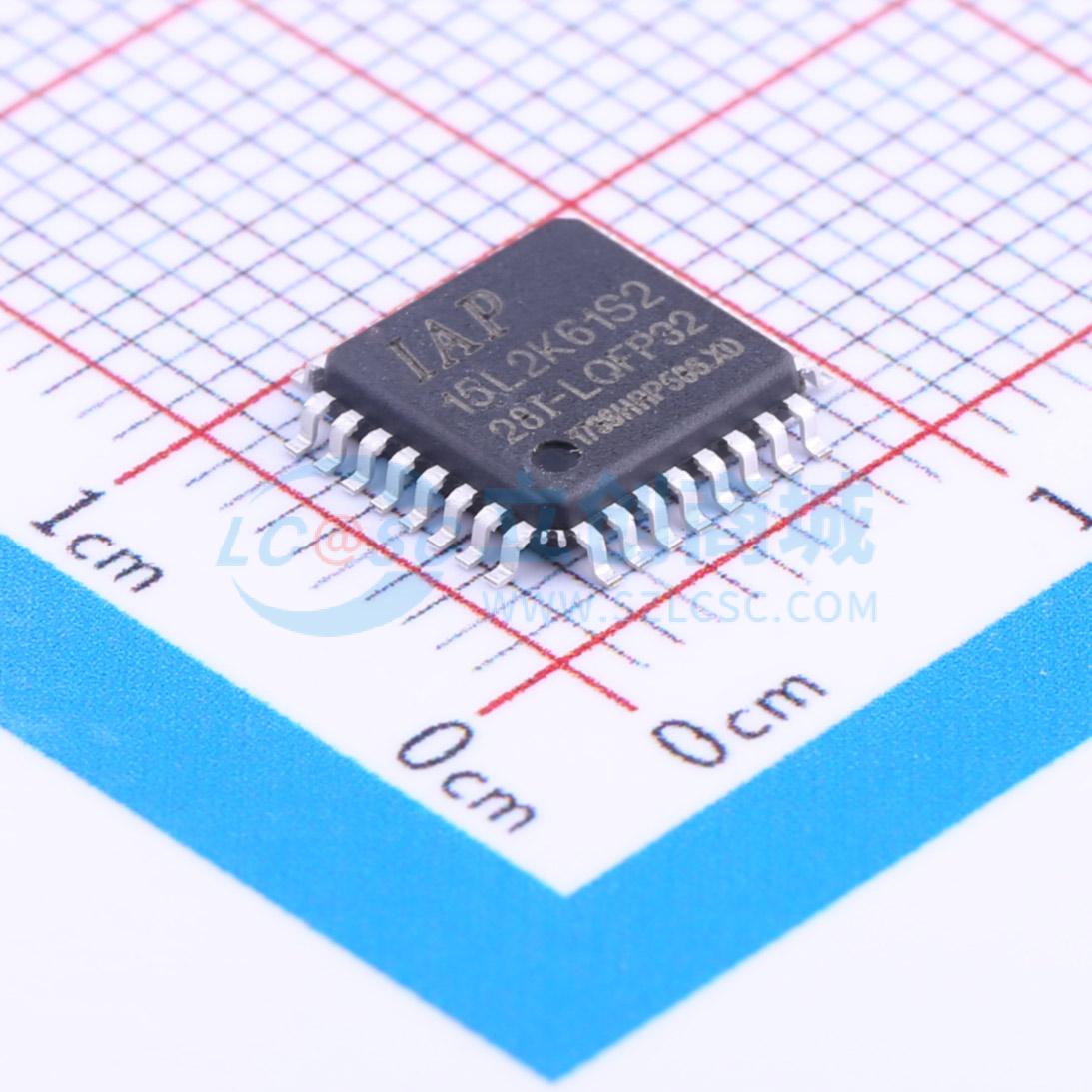 点击查看大图 IAP15L2K61S2-28I-LQFP32实物图