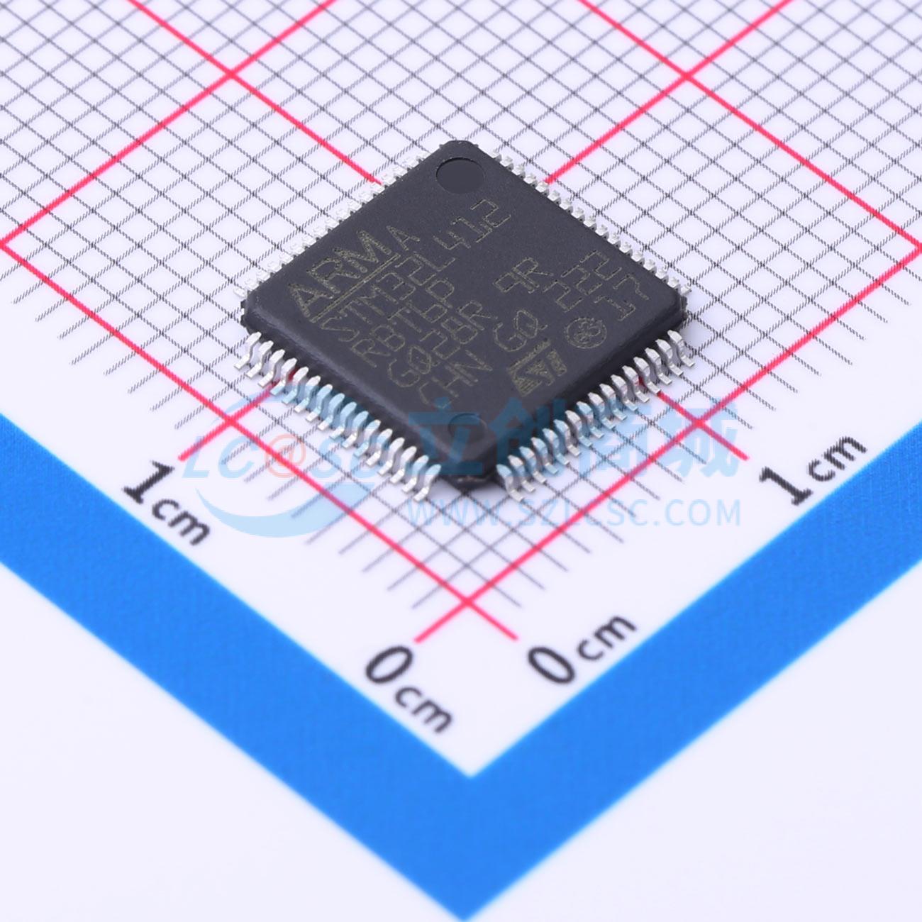 STM32L412RBT6P实物图