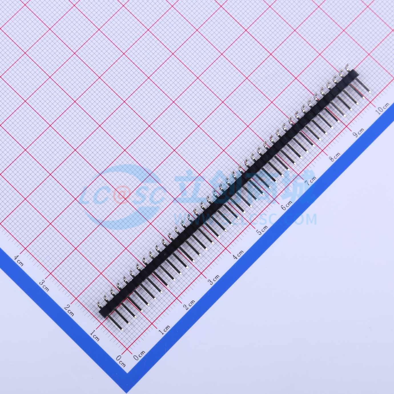 点击查看大图 2.54-1*40P反高弯实物图