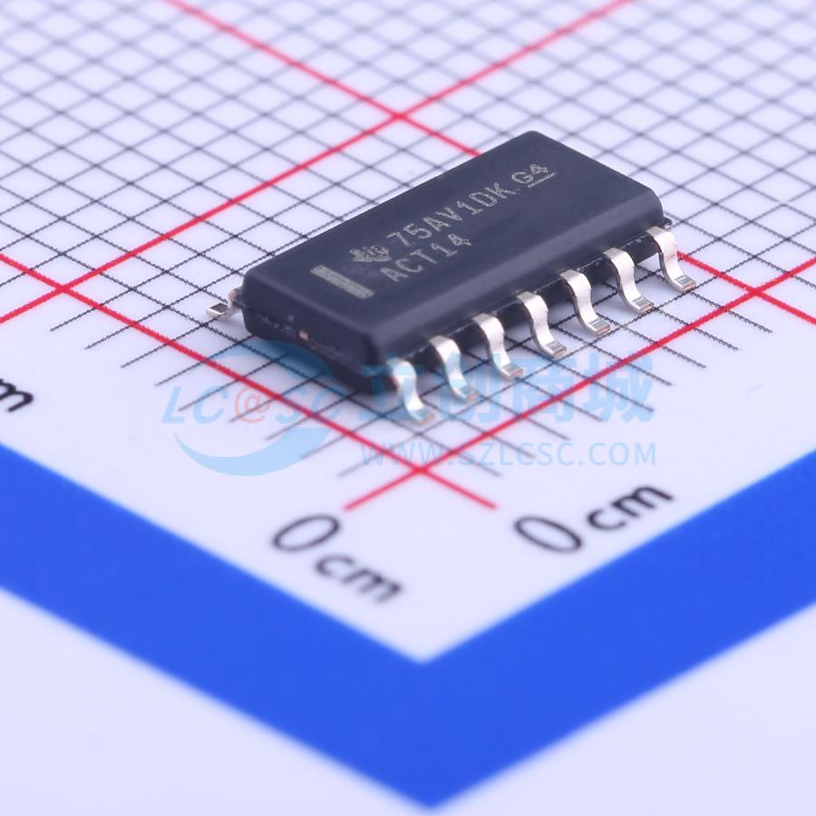 点击查看大图 SN74ACT14DR实物图