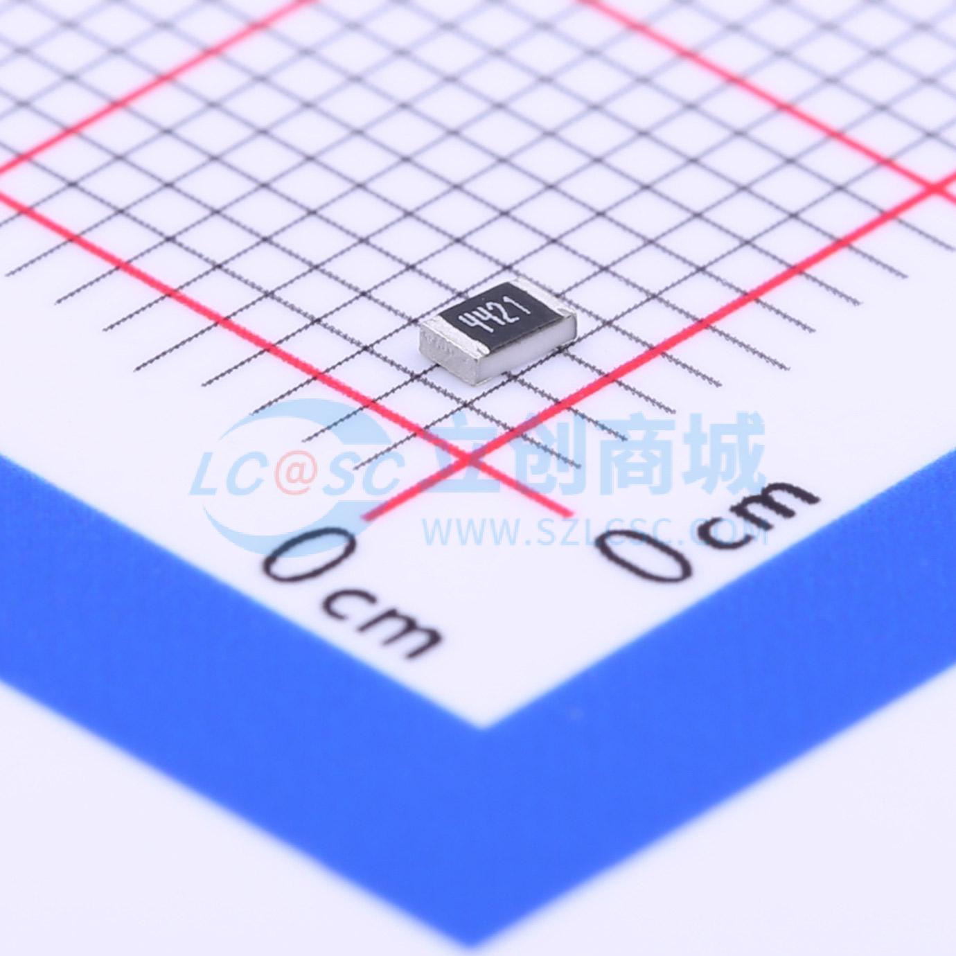 0805W8F4421T5E实物图