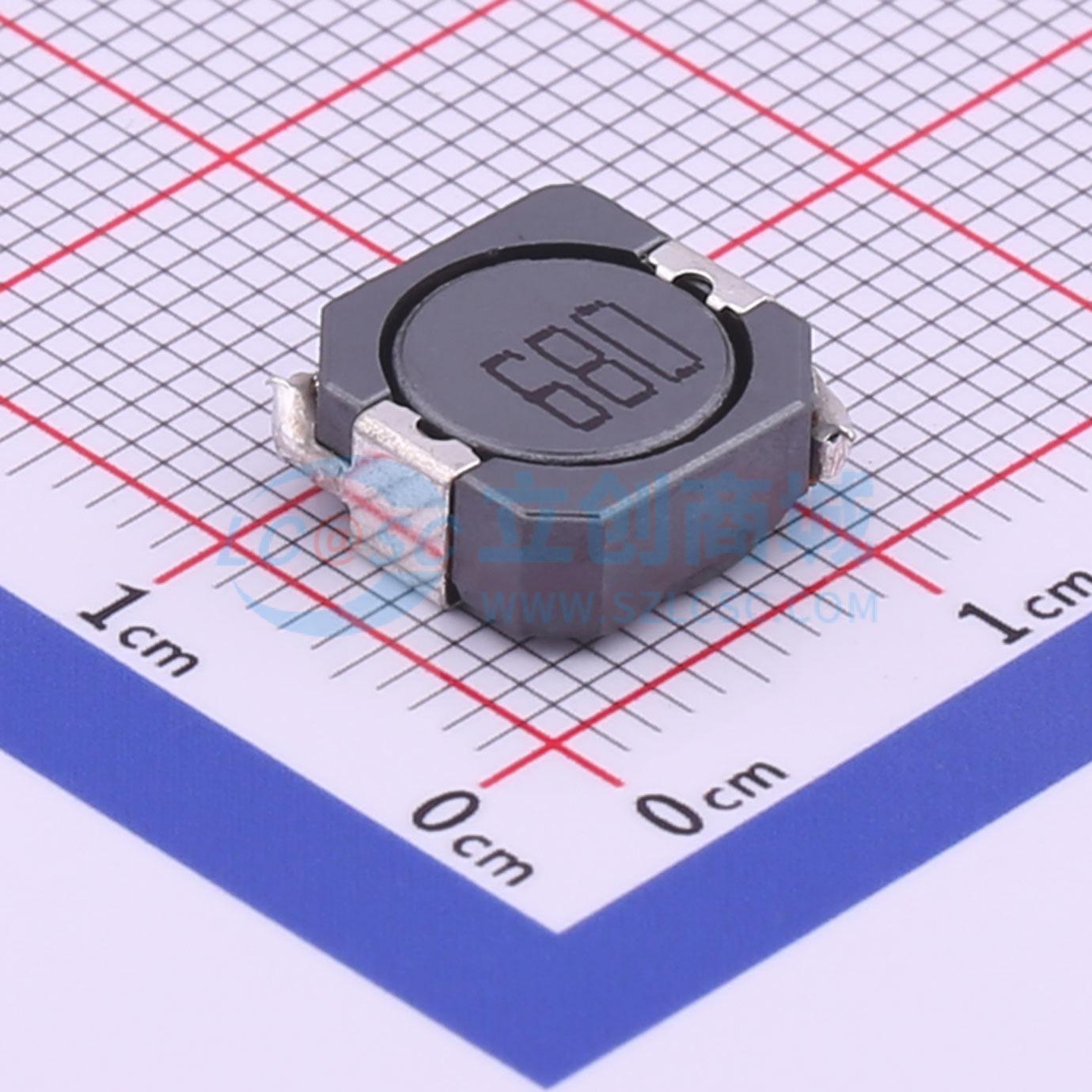 点击查看大图 SMDRH104R-680MT实物图
