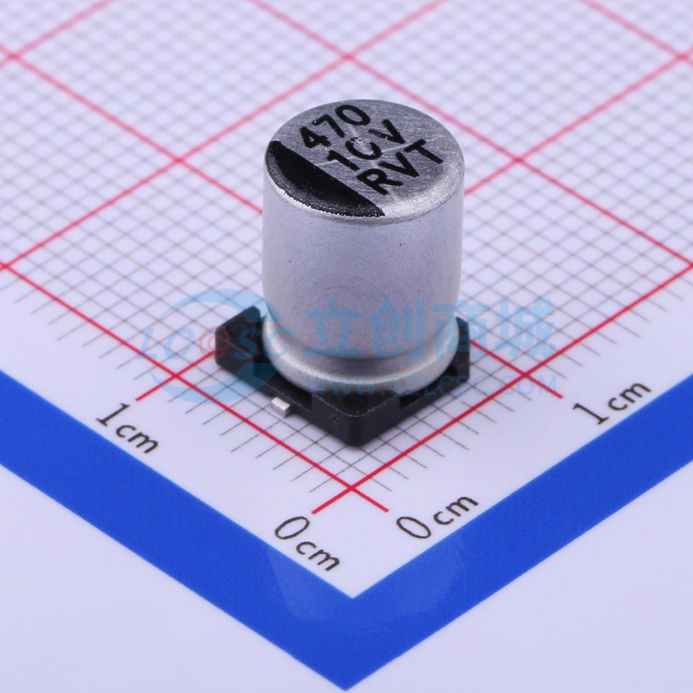 点击查看大图 RVT1A471M0810实物图