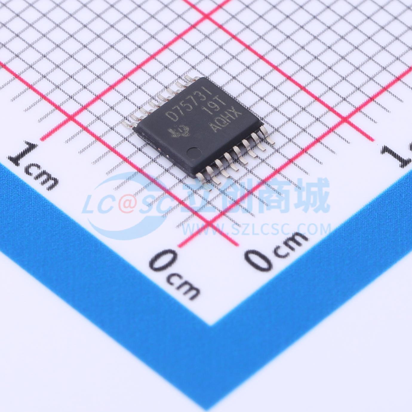点击查看大图 DAC7573IPWR实物图