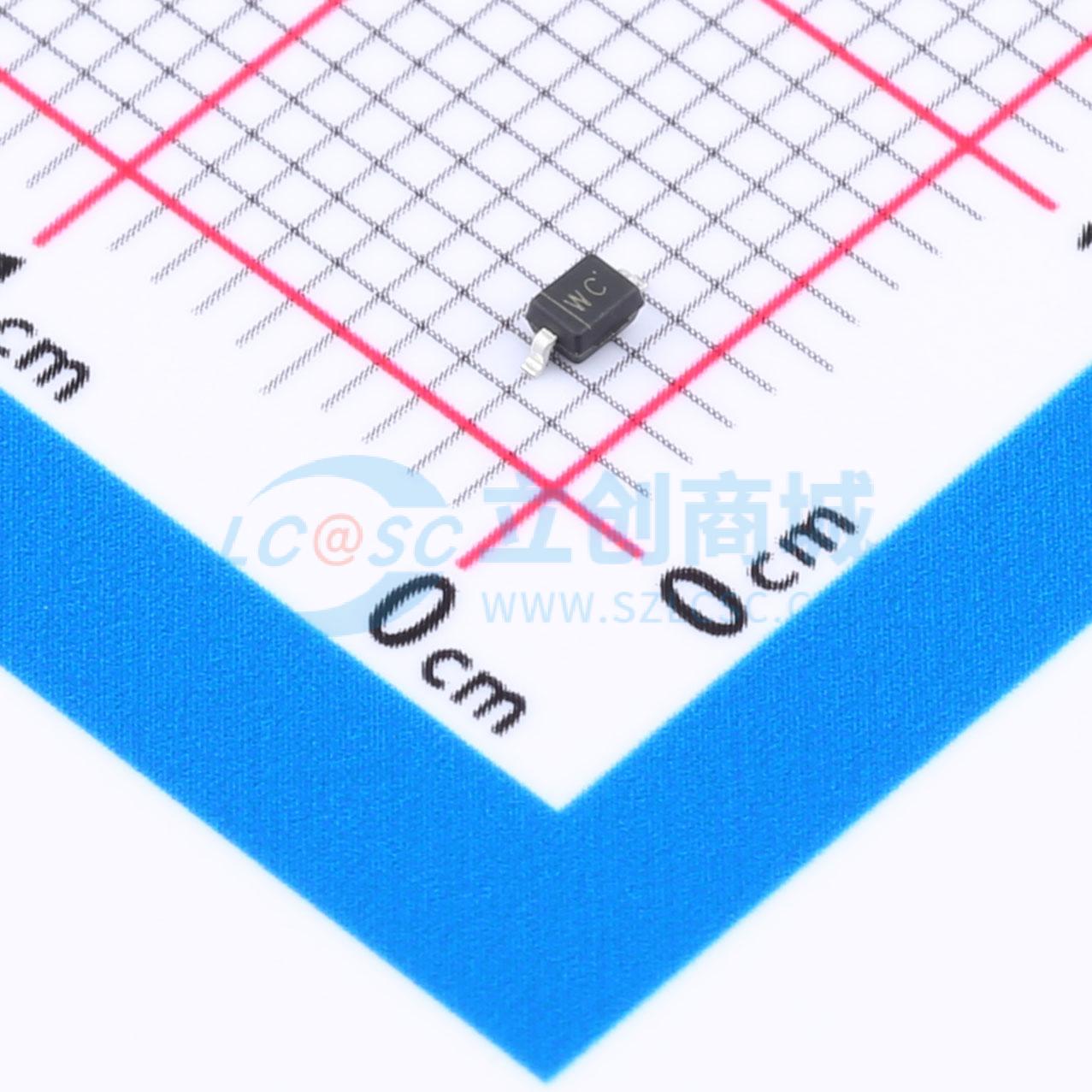 点击查看大图 BZT52C7V5S实物图