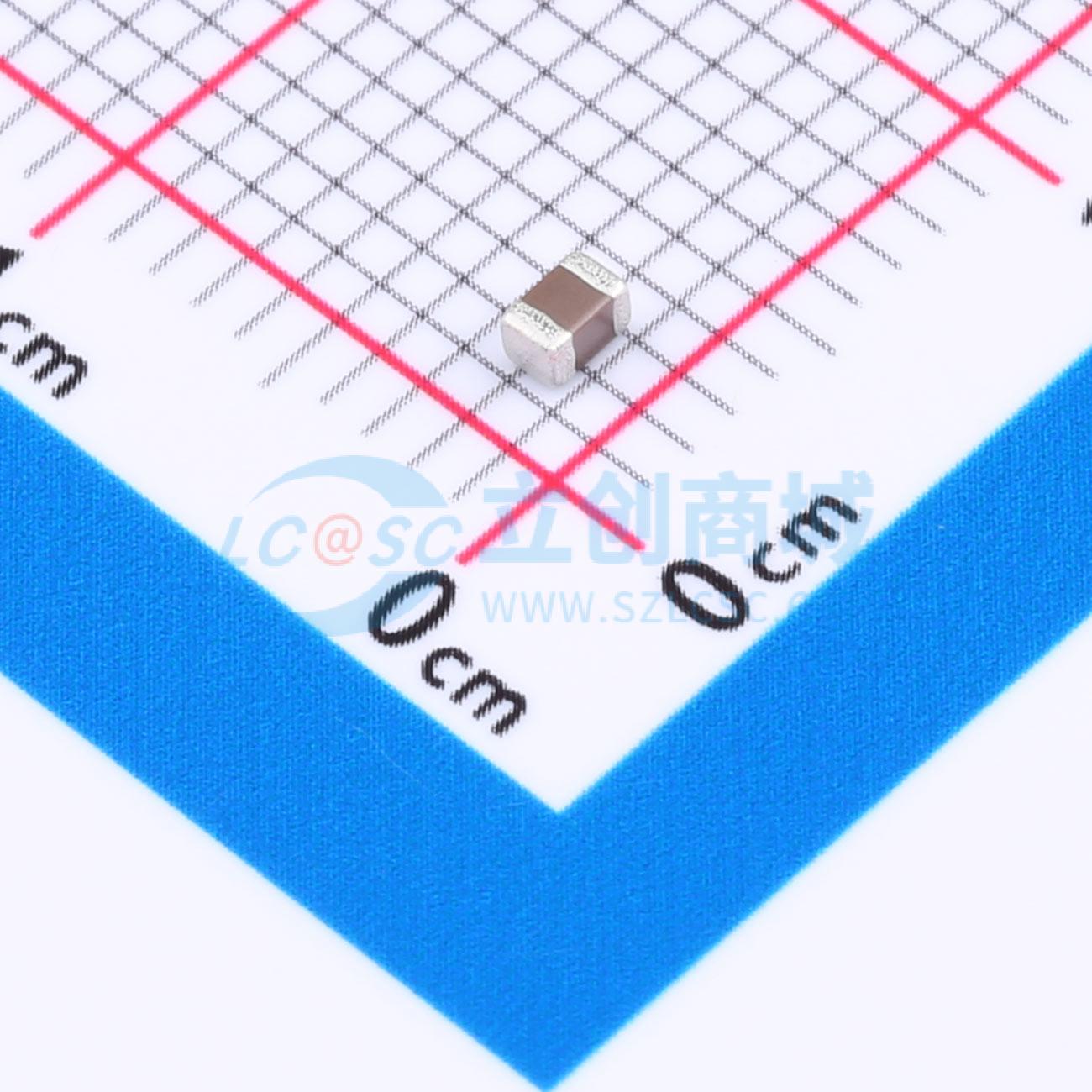 点击查看大图 CGA4J3X7R1H105K125AB实物图