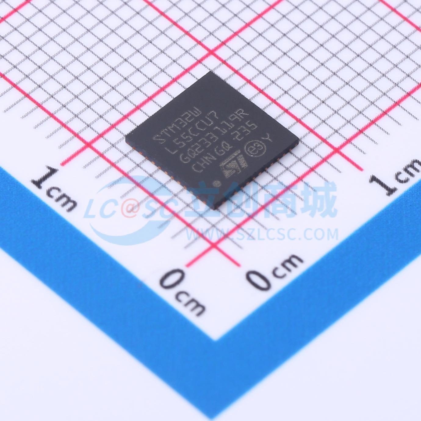 STM32WL55CCU7实物图