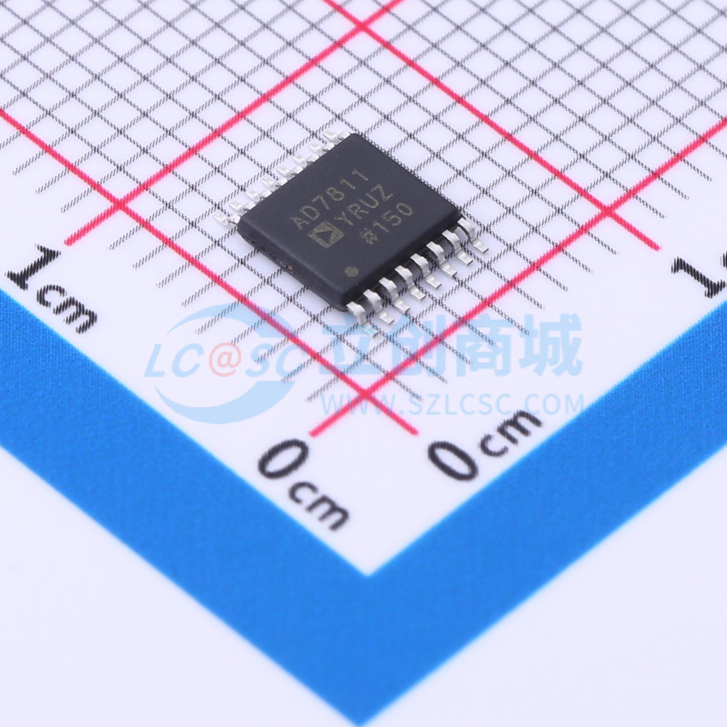 点击查看大图 AD7811YRUZ实物图