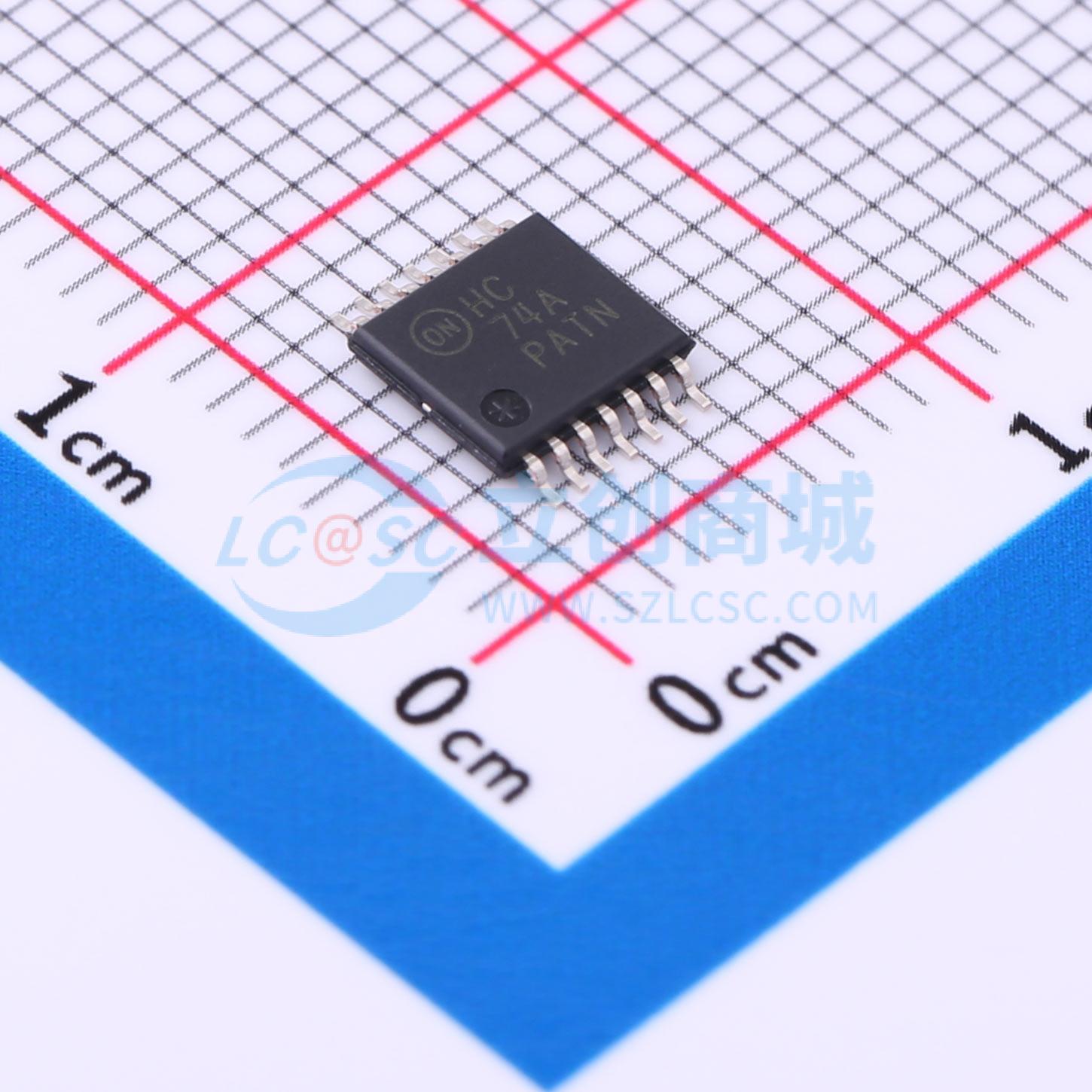 点击查看大图 MM74HC74AMTCX实物图