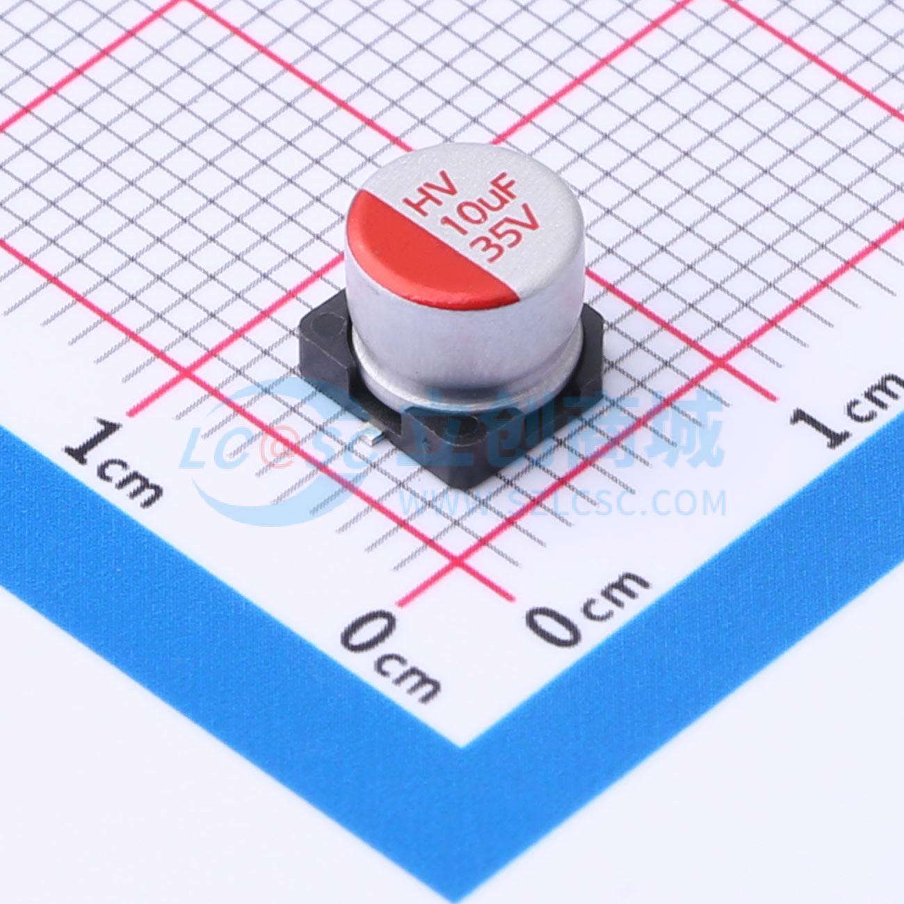 点击查看大图 HV1V106M0605PZ实物图