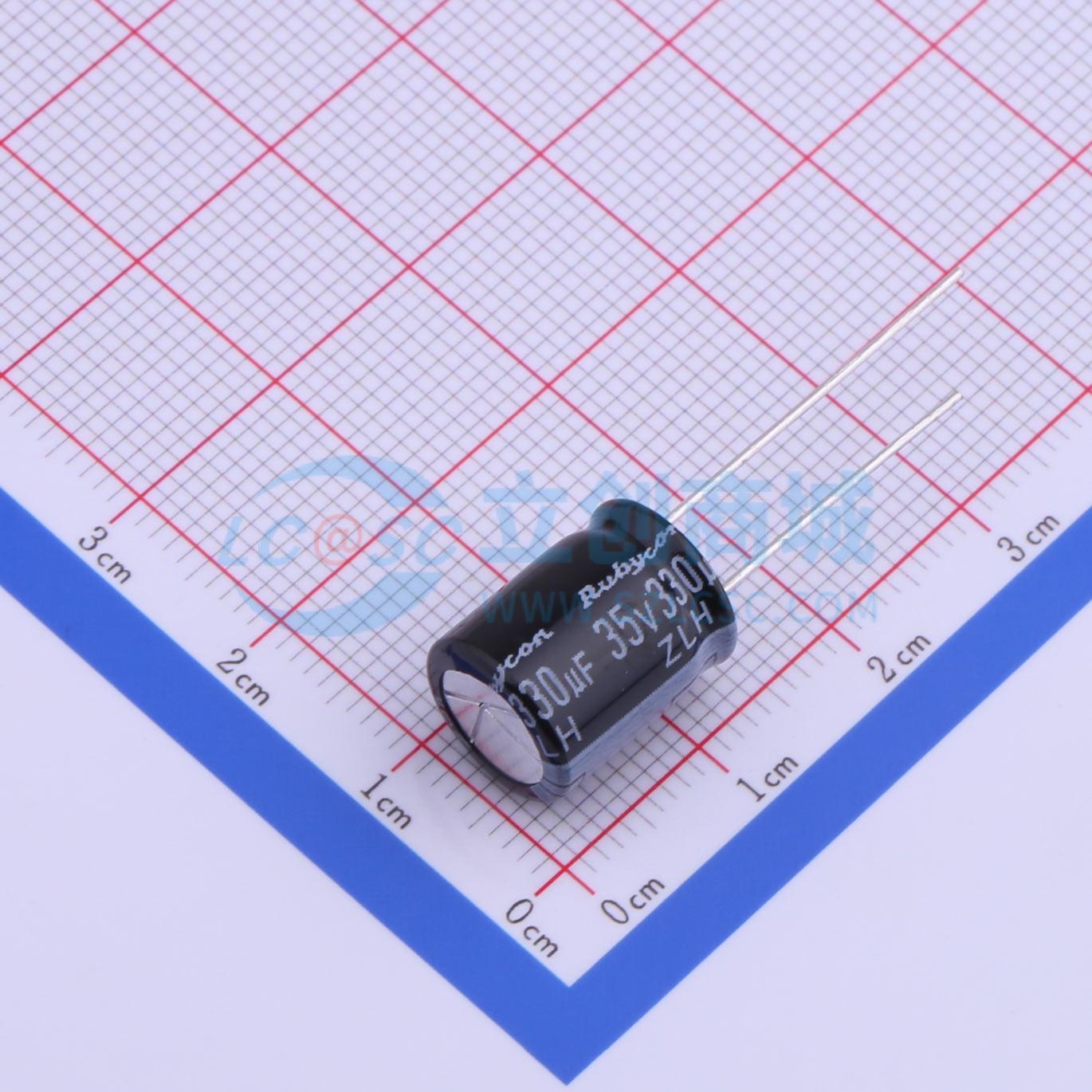 点击查看大图 35ZLH330MEFC10X12.5实物图