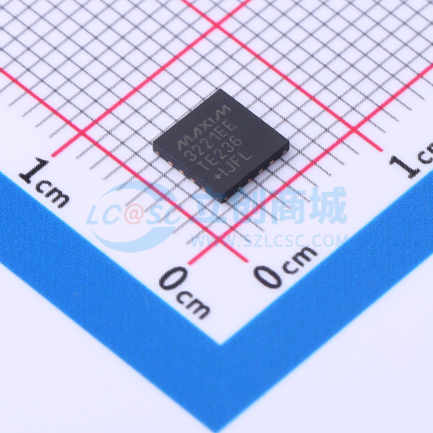 点击查看大图 MAX3221EETE+实物图