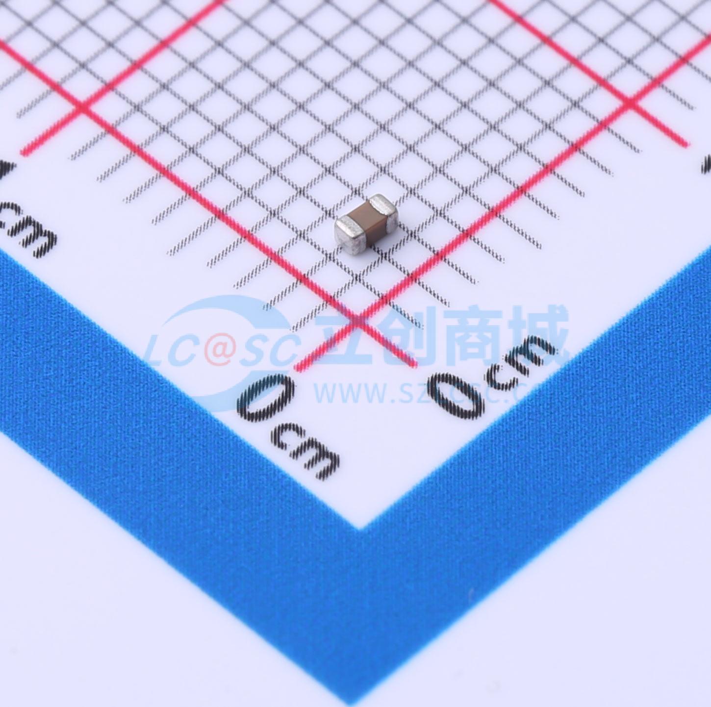 点击查看大图 AS0603KRX7R9BB104实物图