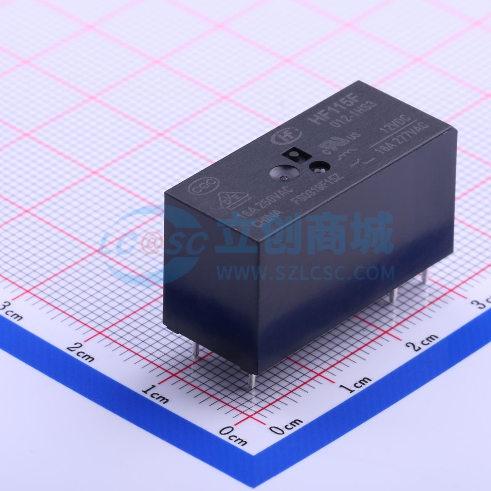 点击查看大图 HF115F/012-1HS3实物图