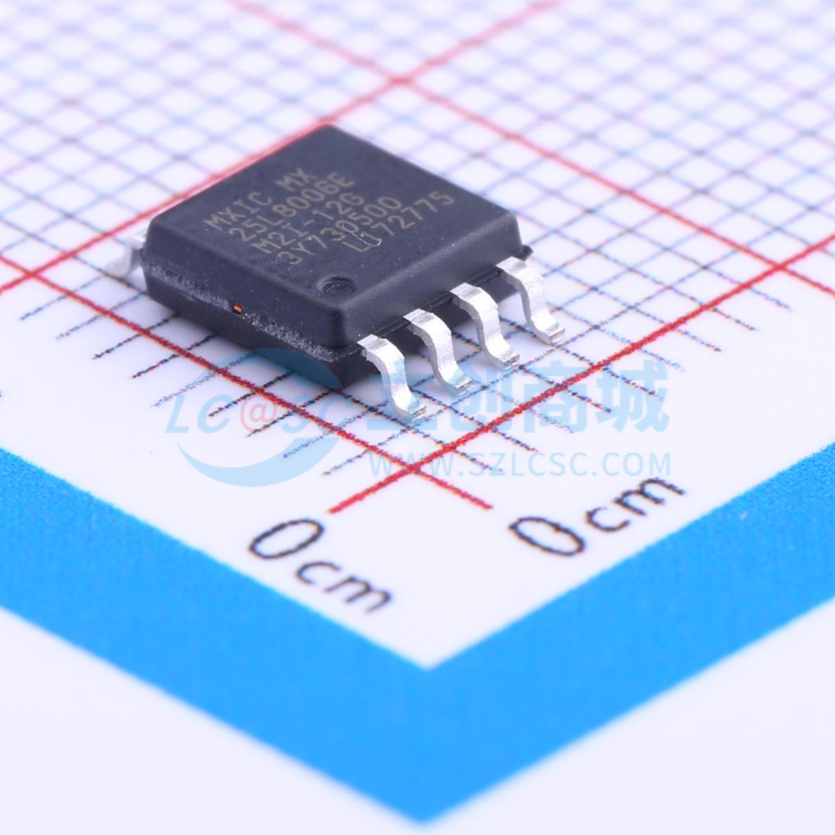 点击查看大图 MX25L8006EM2I-12G实物图