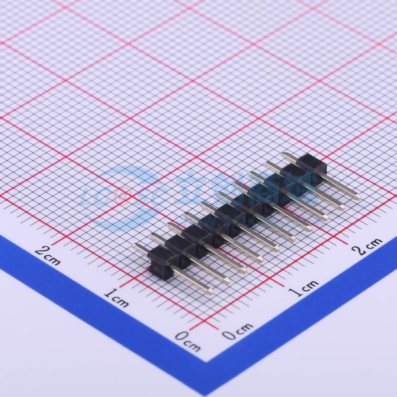 点击查看大图 2.54-1*10P针实物图