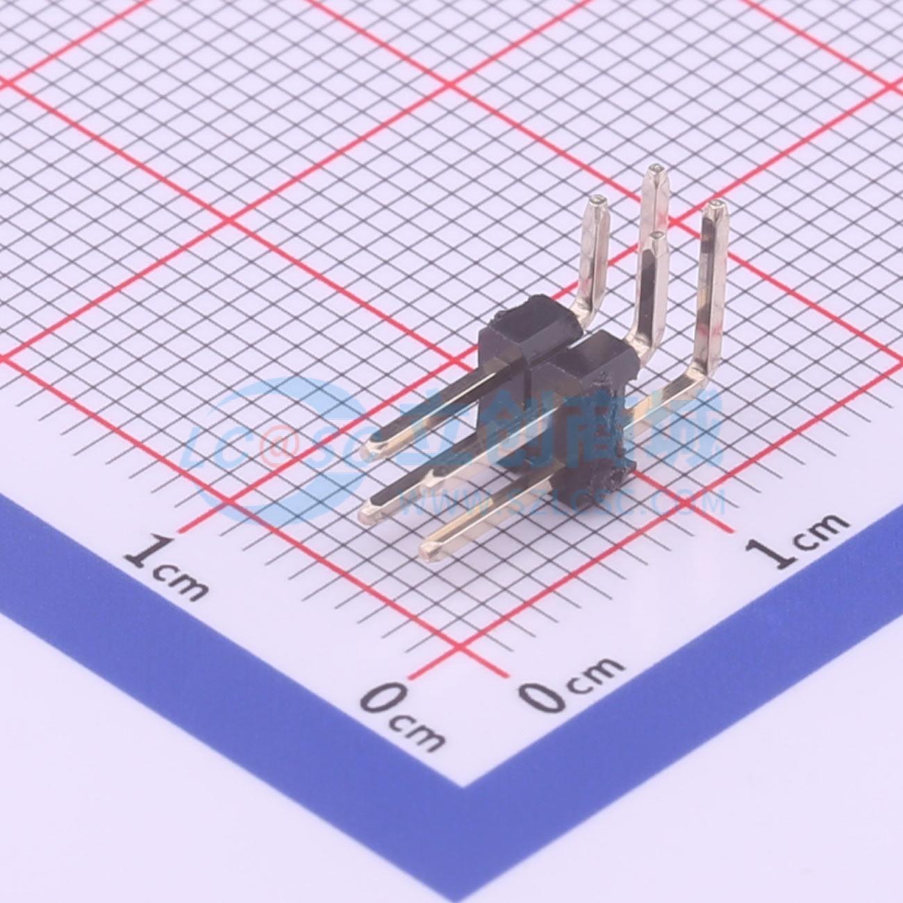 2.54-2*2AW针实物图