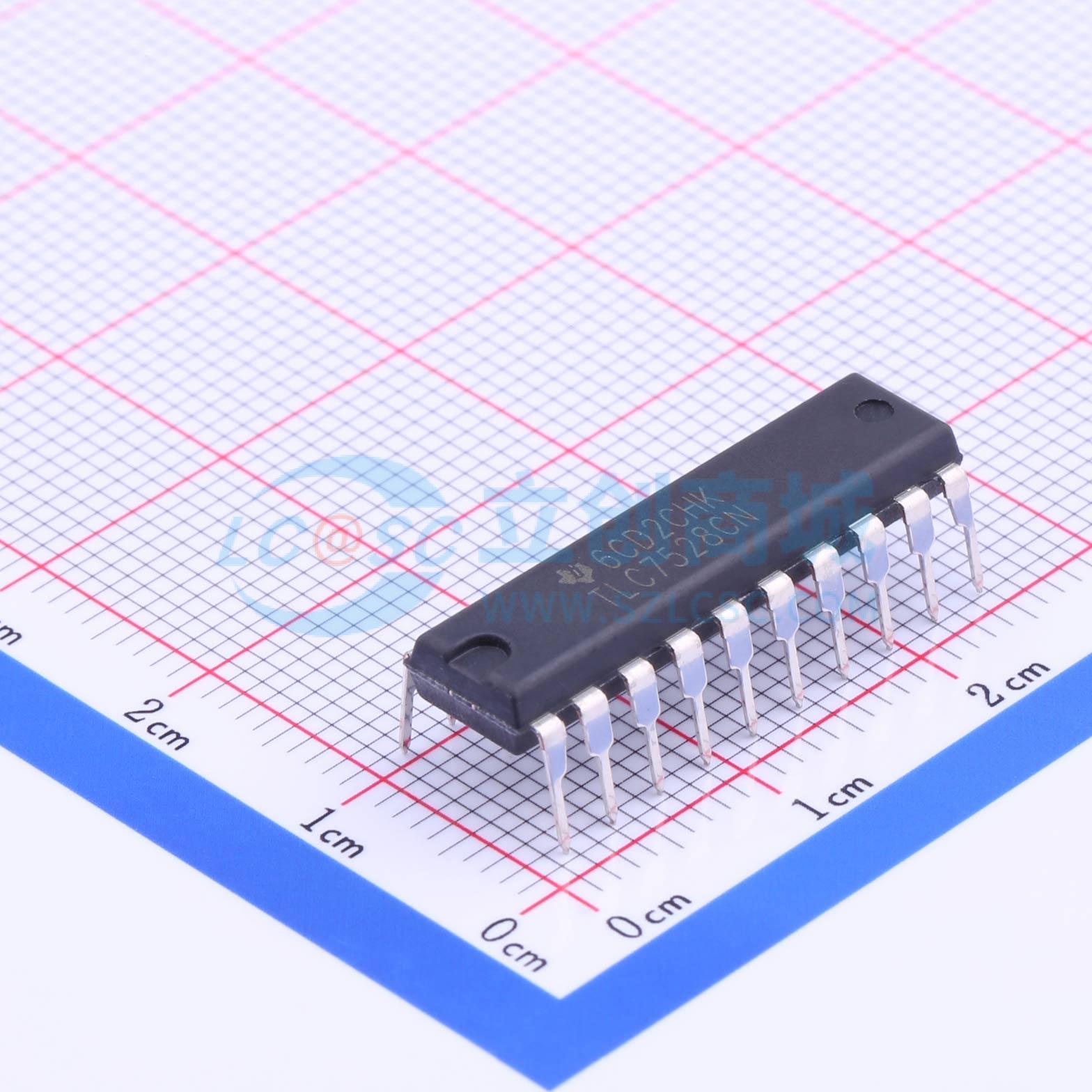 点击查看大图 TLC7528CN实物图