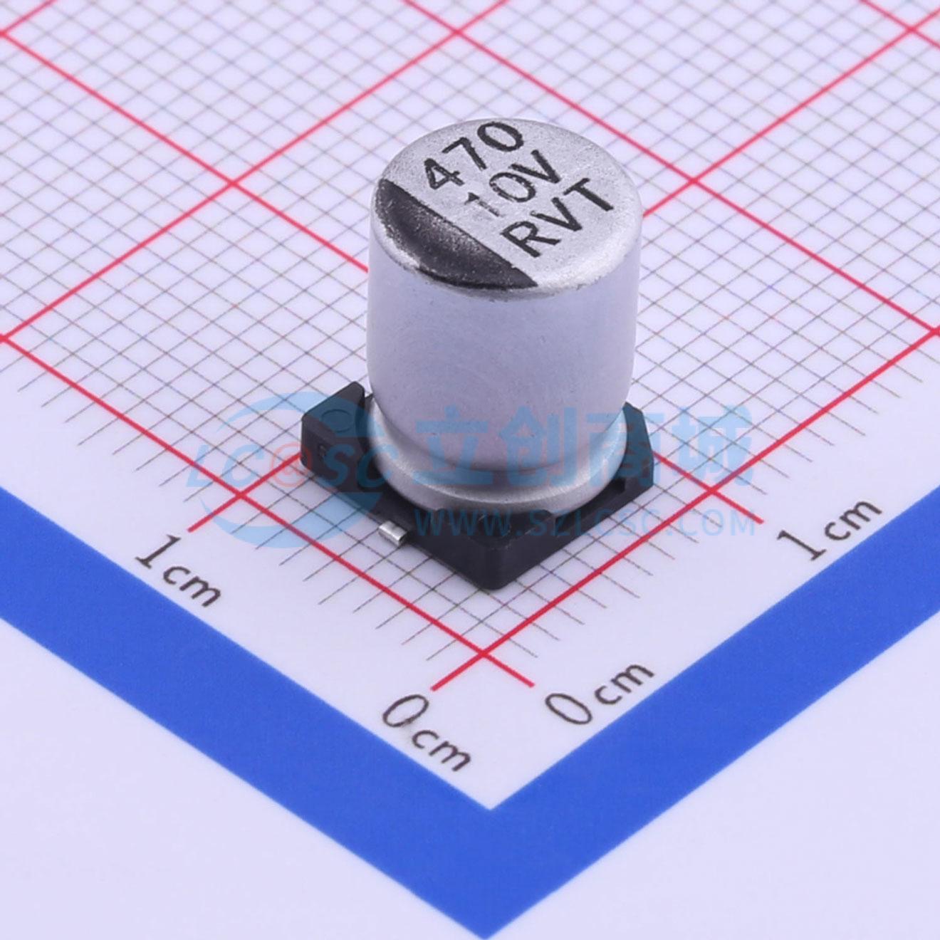 点击查看大图 RVT1A471M0810实物图