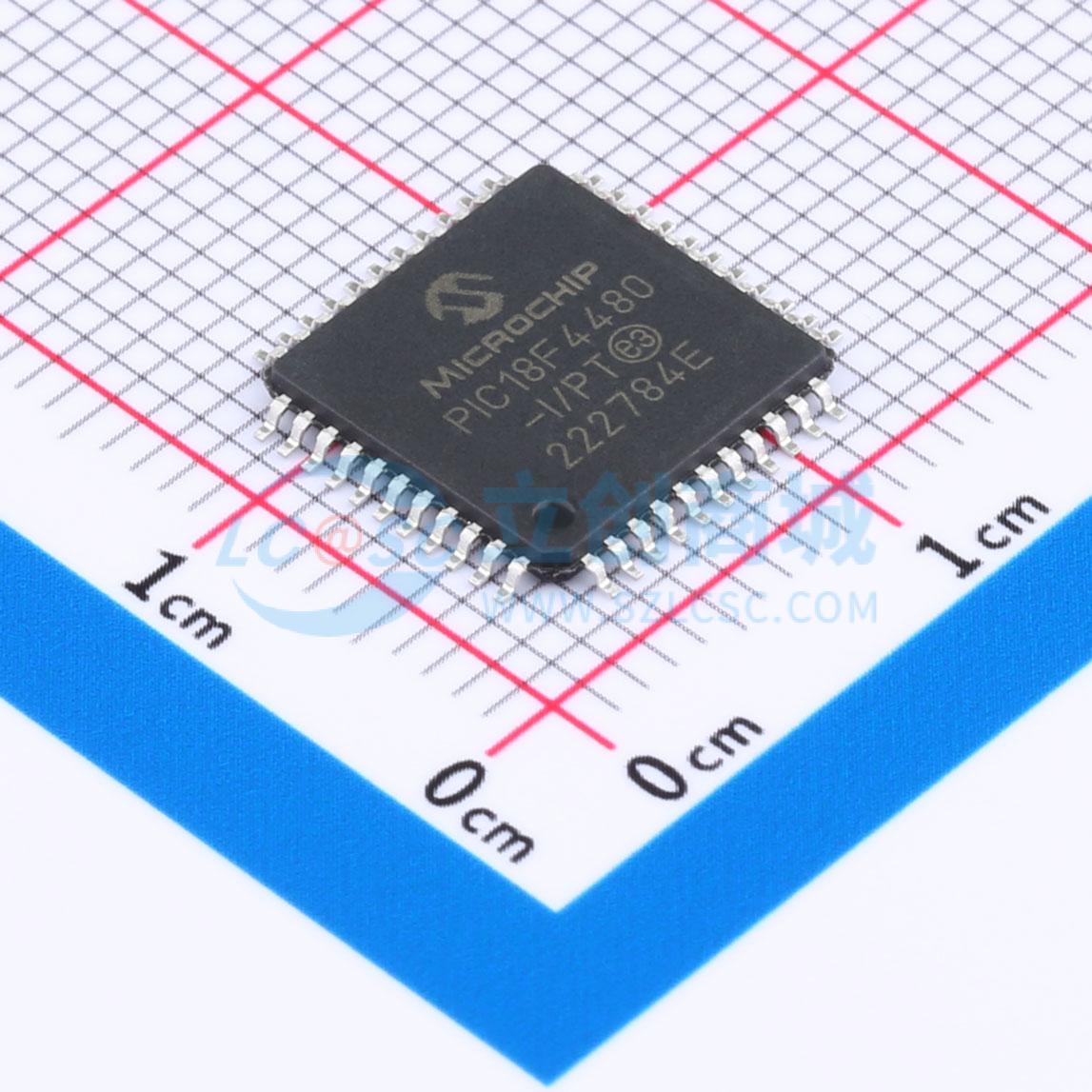 点击查看大图 PIC18F4480-I/PT实物图