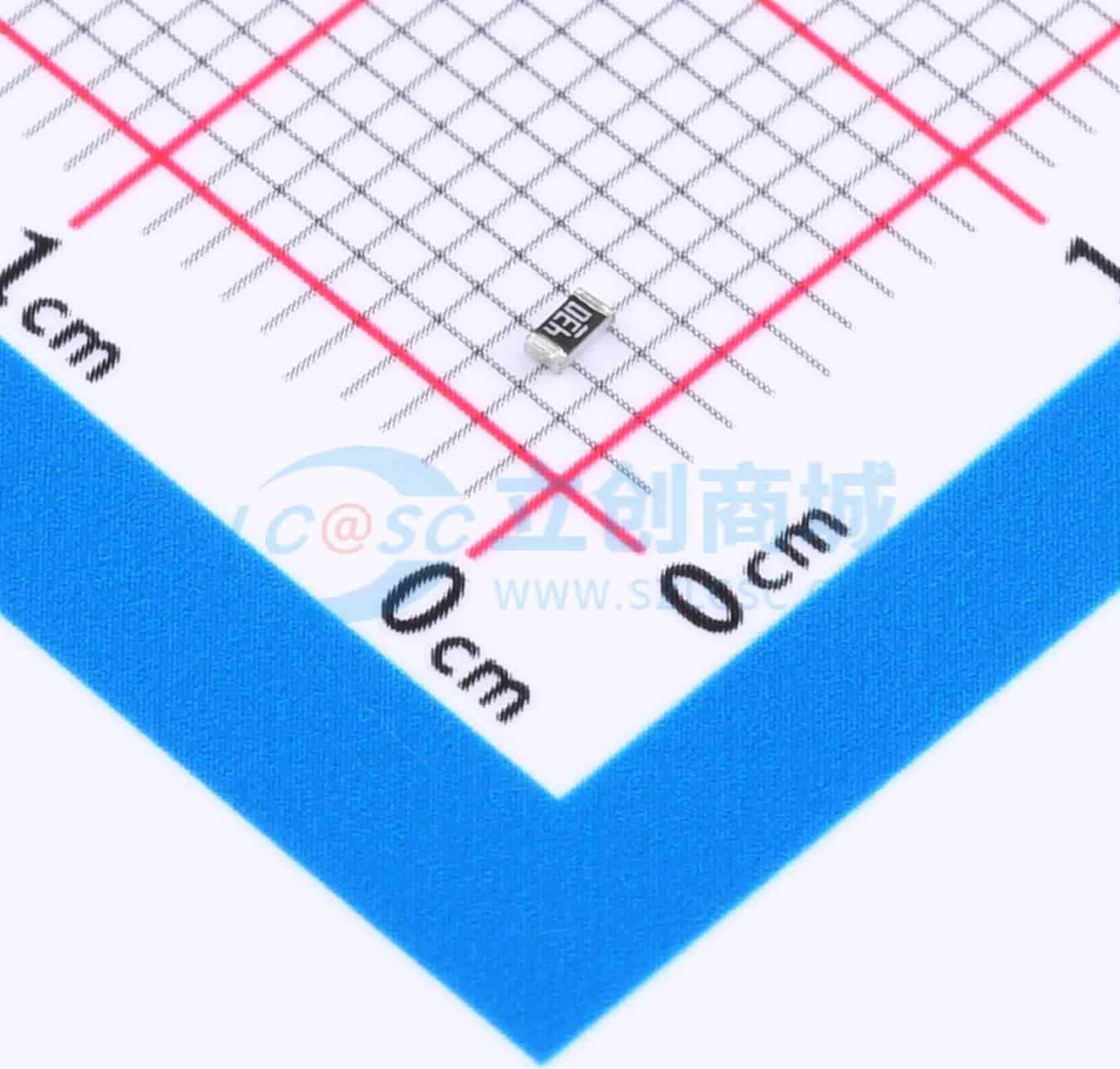点击查看大图 RT0603BRE0743RL实物图
