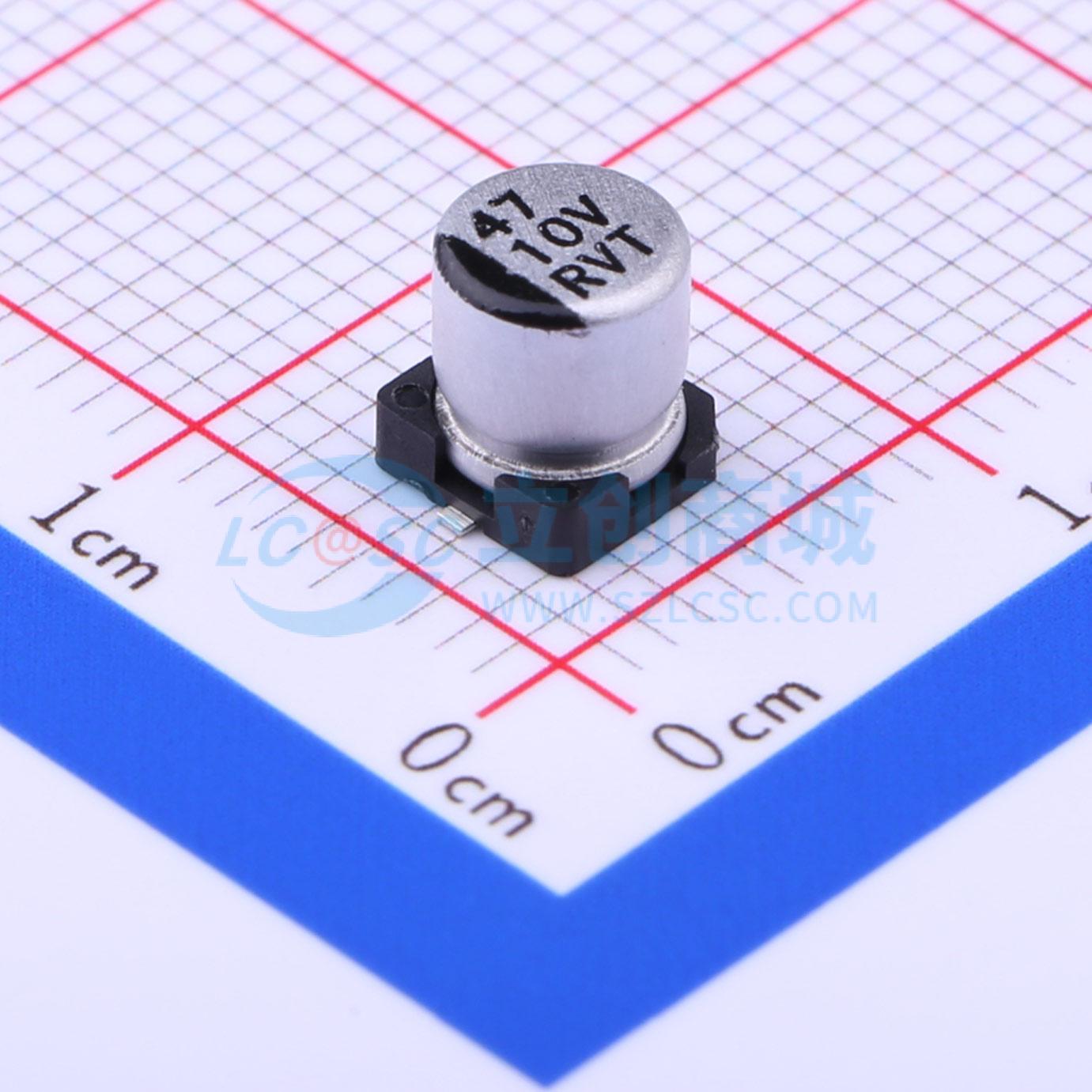 RVT1A470M0505实物图