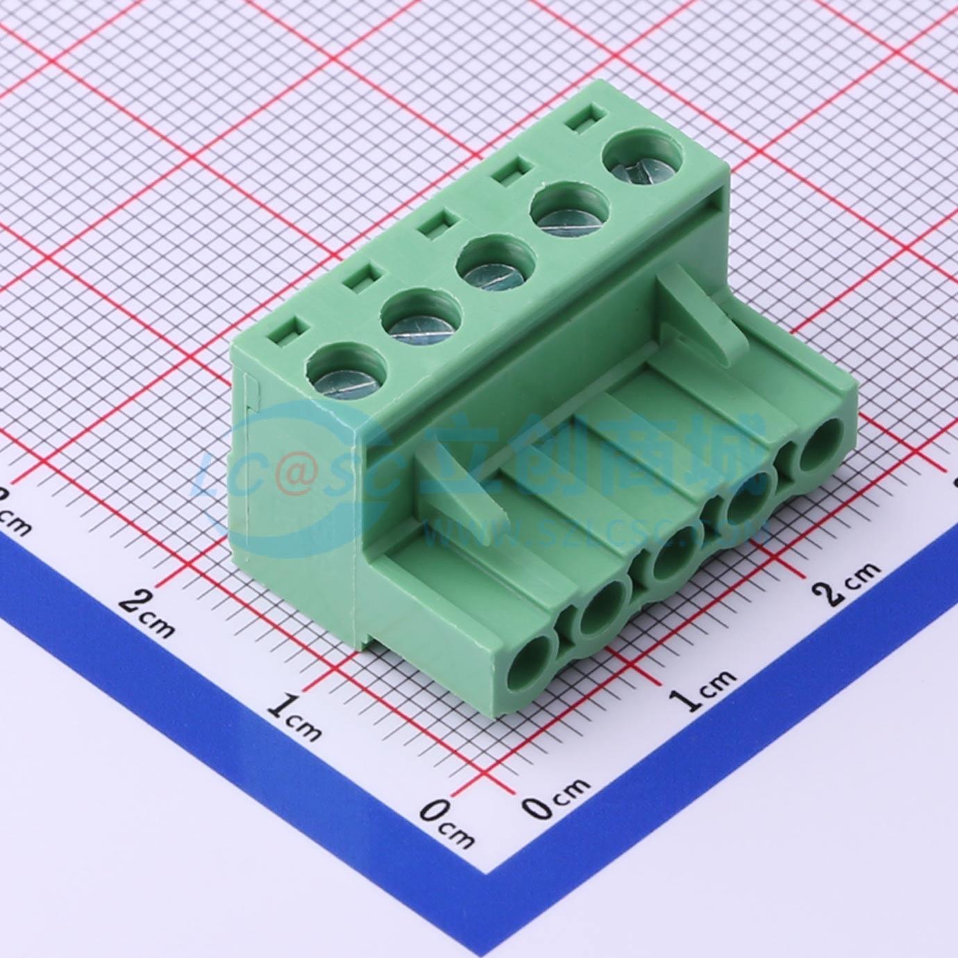 点击查看大图 WJ2EDGK-5.08-5P实物图