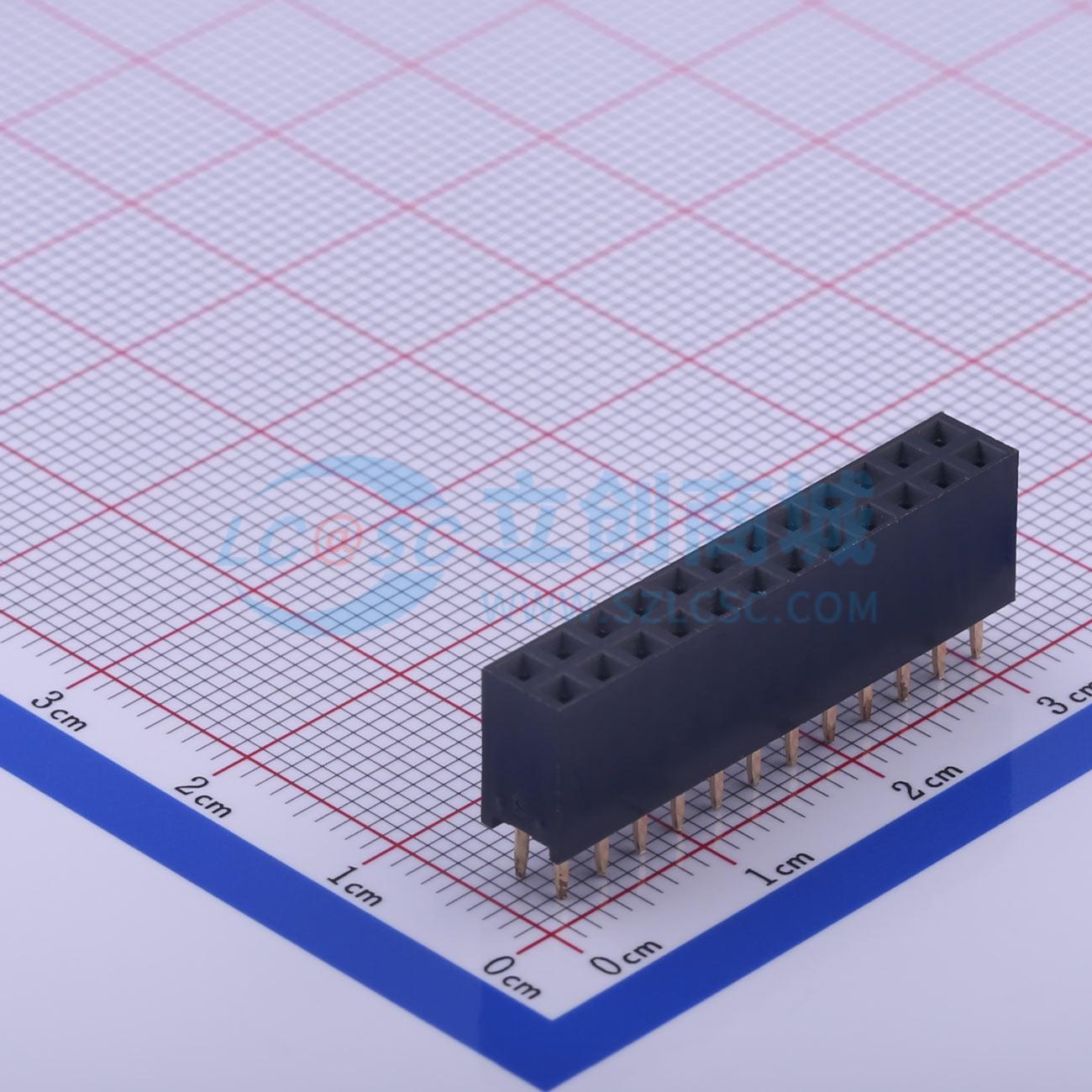 点击查看大图 2.54-2*12P母实物图