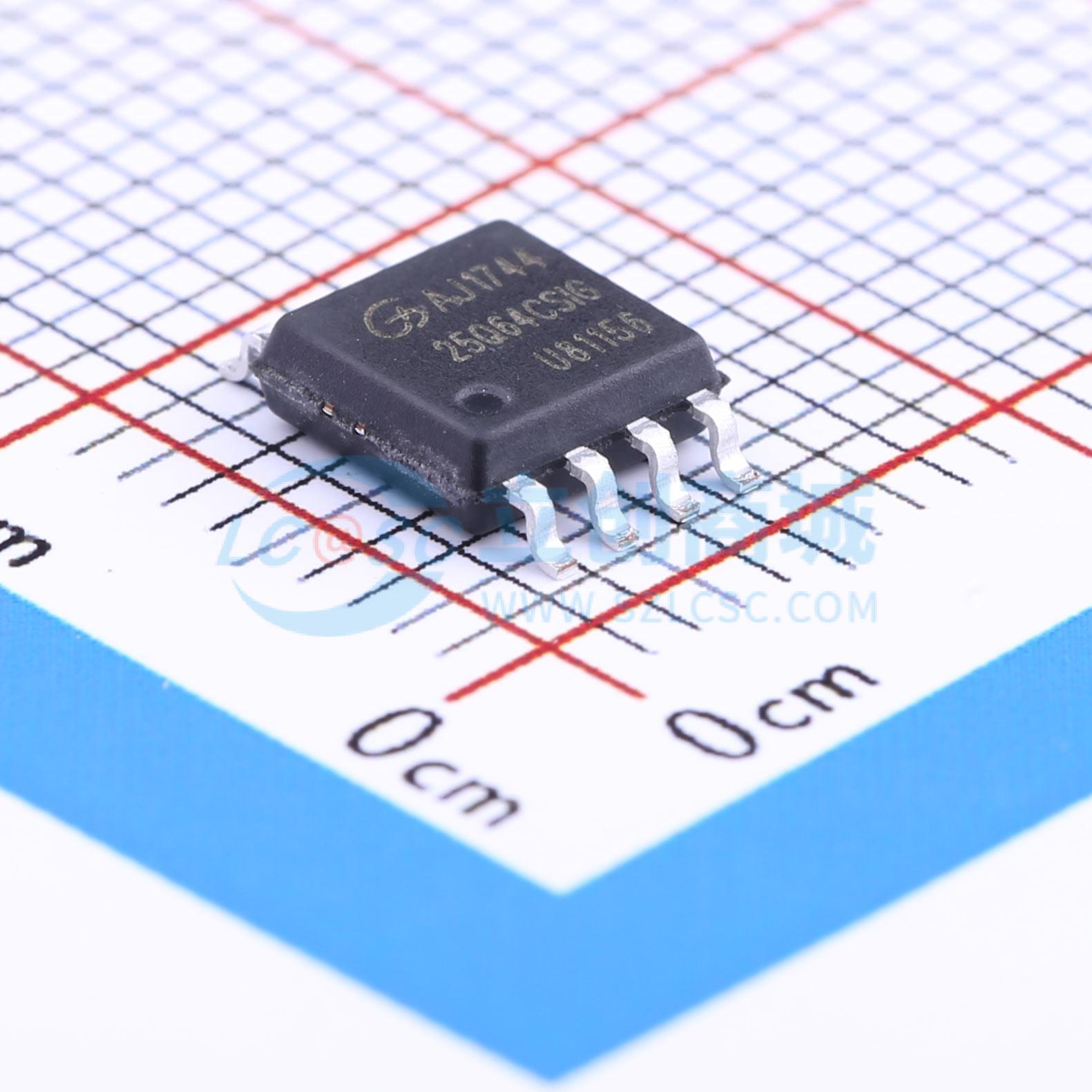 点击查看大图 GD25Q64CSIG实物图