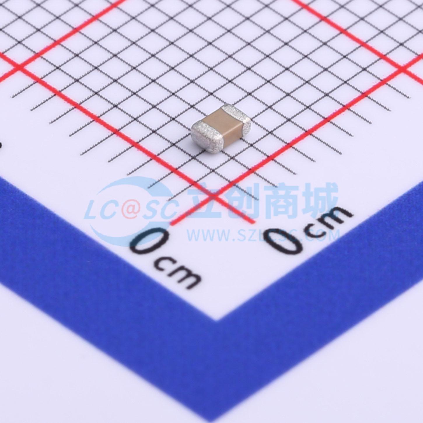 点击查看大图 0805B104M500实物图