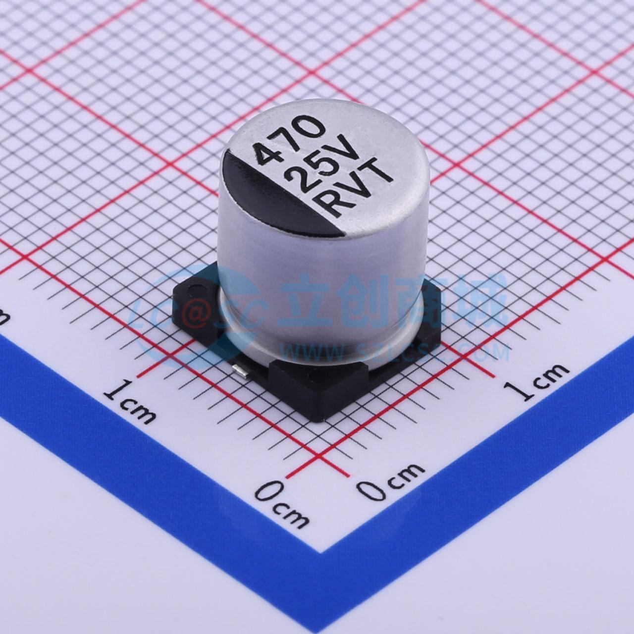 点击查看大图 RVT1E471M1010实物图