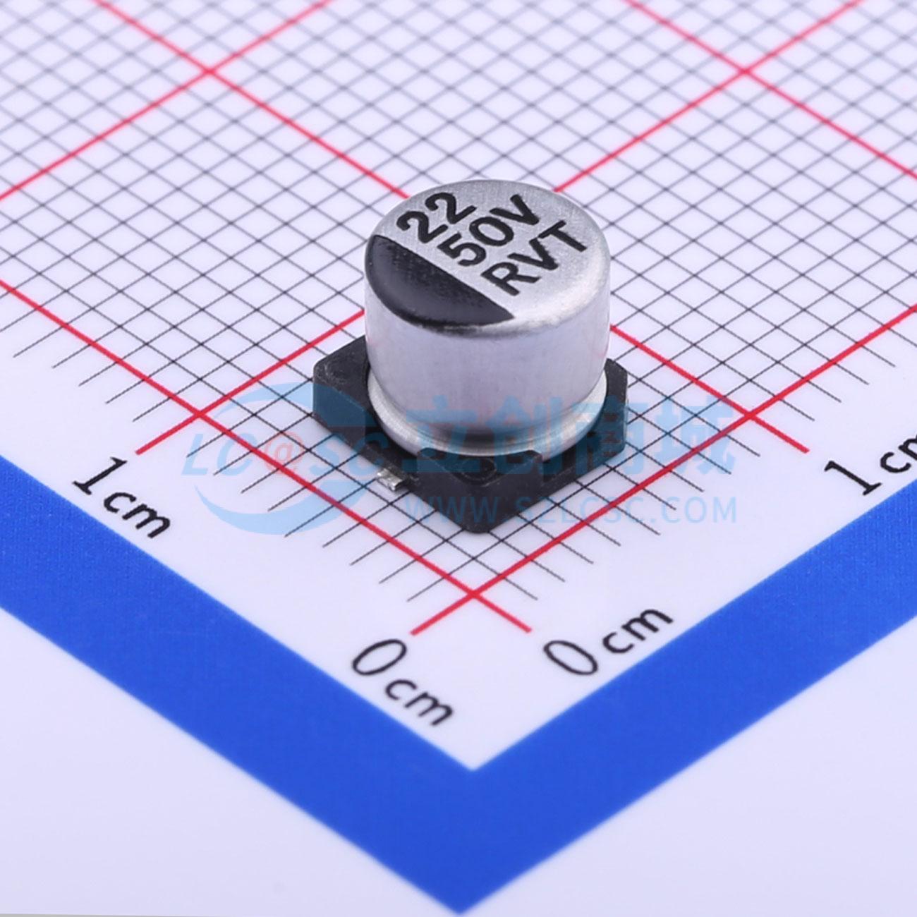 点击查看大图 RVT1H220M0605实物图