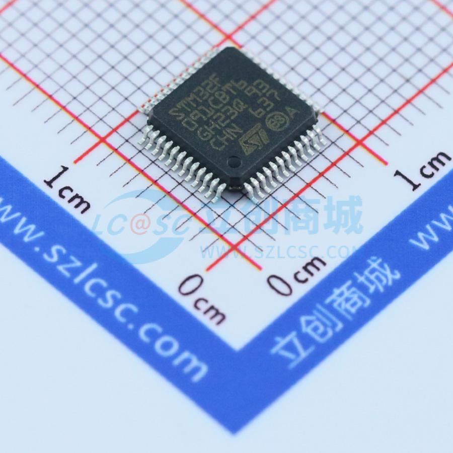 STM32F091CBT6实物图