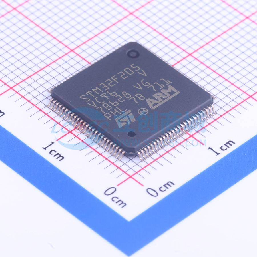 STM32F205VCT6实物图