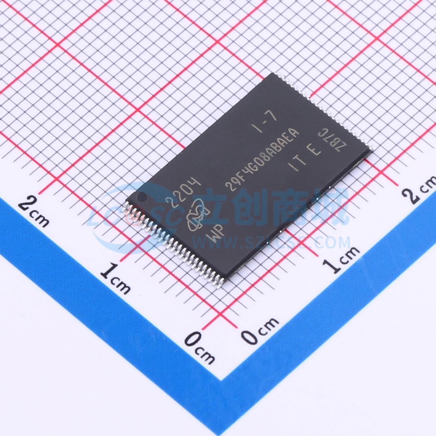 点击查看大图 MT29F4G08ABAEAWP-IT:E实物图