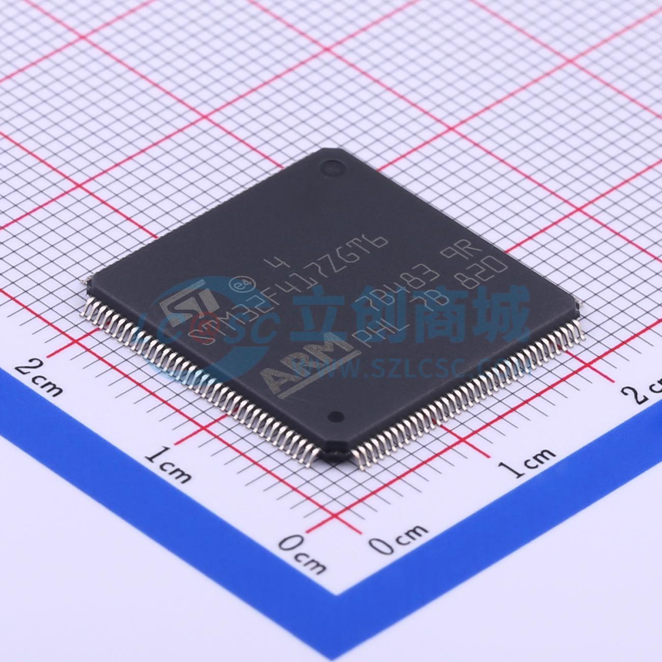点击查看大图 STM32F417ZGT6实物图